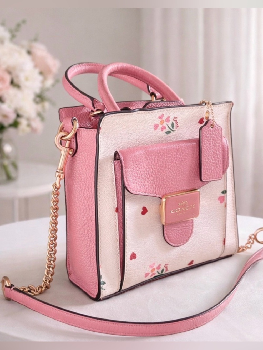 Rare & Beautiful Coach Mini Bag β¨π©·π©·π©·π©·π©·mini size βββ - Picture 14 of 16